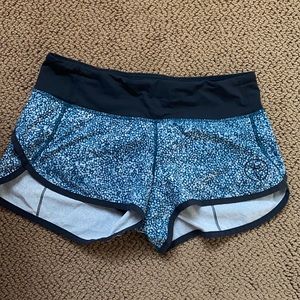 Lululemon speed shorts